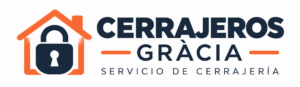 logo de cerrajeros gràcia con casa y candado